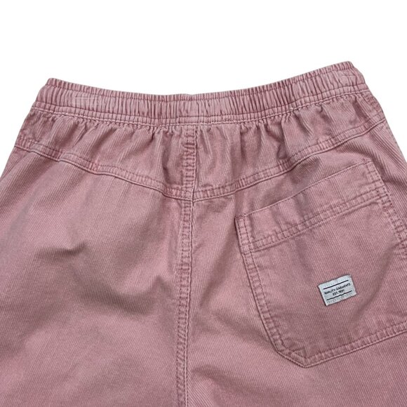 Cotton On Mens Easy Short Corduroy XS Pink Pull On Drawstring Pockets Beach - Picture 7 of 11